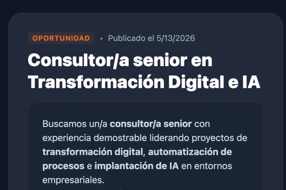 Página pública de la oportunidad